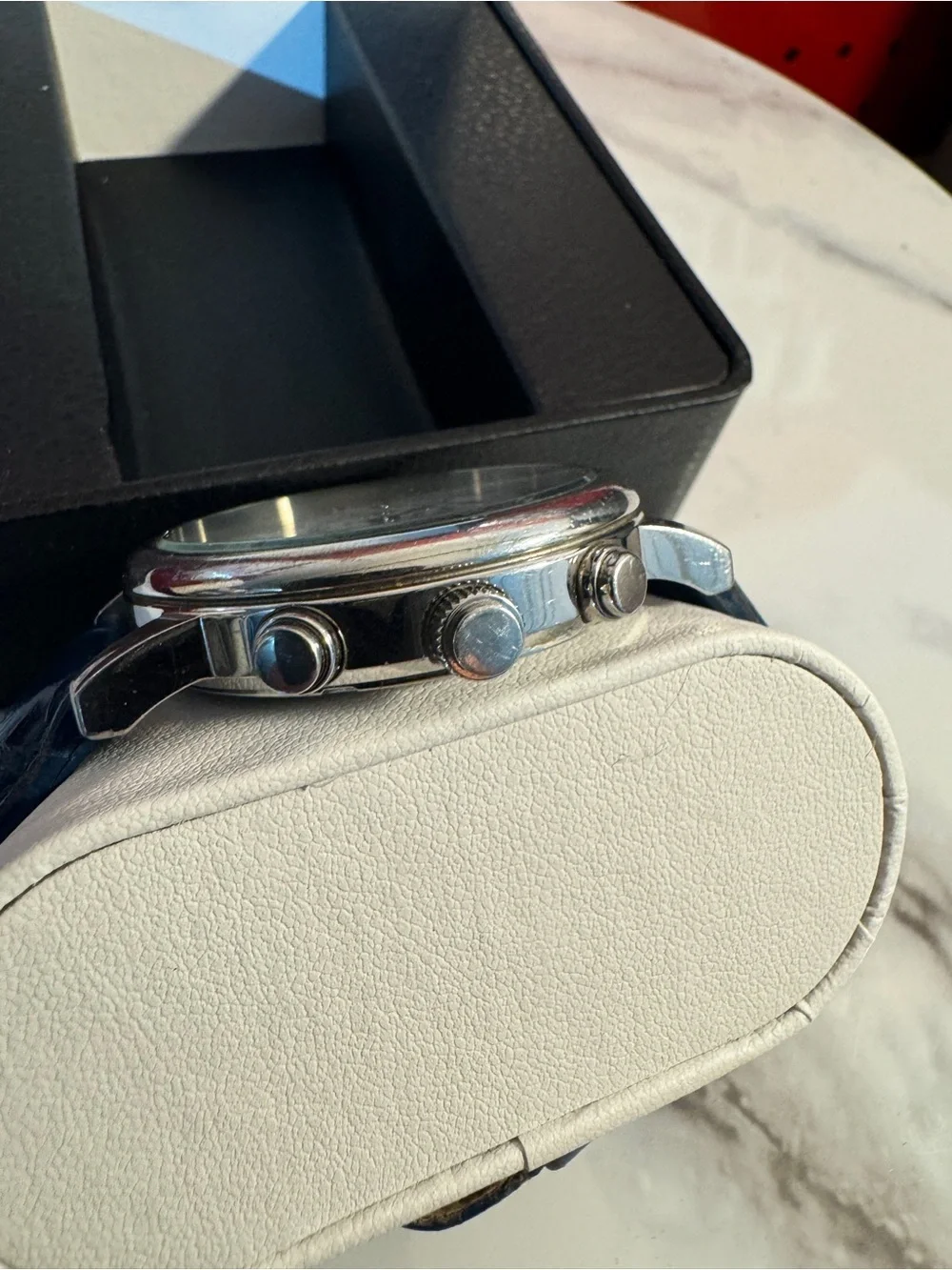 Brooks Brothers Silver Chronograph Watch